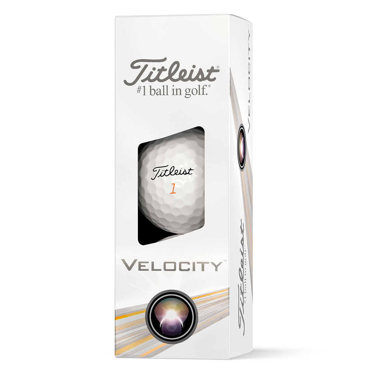 Titleist 2024 Velocity White Golf Balls - White / Dozen